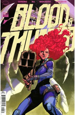 Blood And Thunder 5C published by Image with cover art by Andie Tong