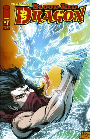 Blood Red Dragon 1 published by Image with cover art by Carlo Soriano