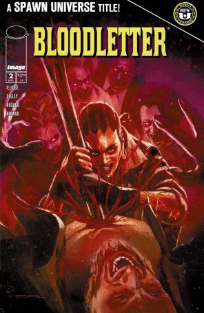 Bloodletter 2A published by Image with cover art by Christian Rosado