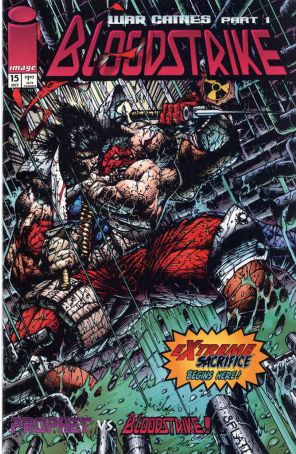 Bloodstrike 15 published by Image with cover art by Stephen Platt