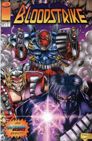 Bloodstrike 17 published by Image with cover art by Karl Altstaetter