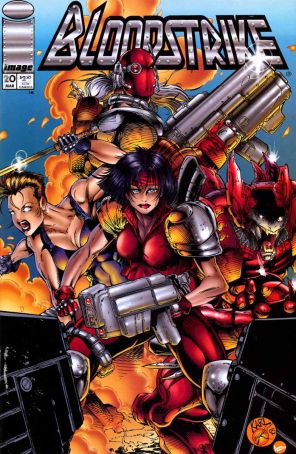 Bloodstrike 20 published by Image with cover art by Karl Altstaetter