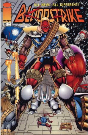 Bloodstrike 25 published by Image with cover art by Rob Liefeld