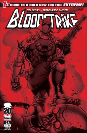 Bloodstrike 26 (2nd) published by Image with cover art by Tim Seeley