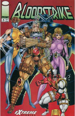 Bloodstrike 4 published by Image with cover art by Dan Fraga