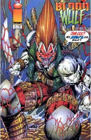 Bloodwulf 1C published by Image with cover art by Rob Liefeld