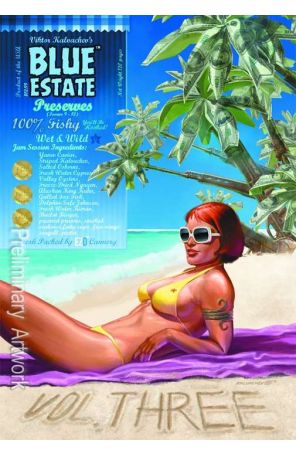 Blue Estate TPB 3 published by Image with cover art by Viktor Kalvachev