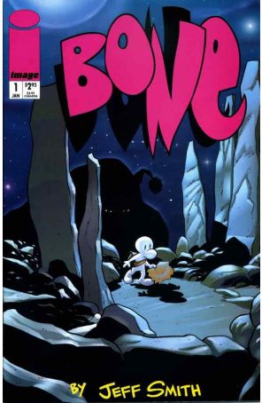 Bone (2nd Series) 1 published by Image with cover art by Jeff Smith