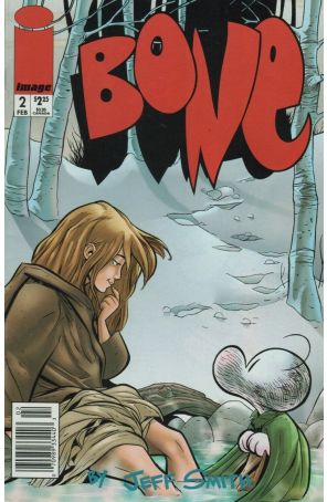 Bone (2nd Series) 2 (Newsstand) published by Image with cover art by Jeff Smith