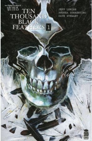 Bone Orchard: Ten Thousand Black Feathers 1C published by Image with cover art by Martin Simmonds