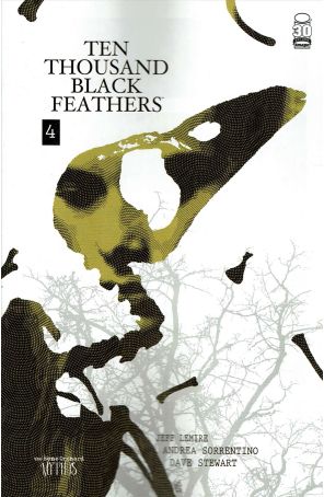 Bone Orchard: Ten Thousand Black Feathers 4A published by Image with cover art by Andrea Sorrentino