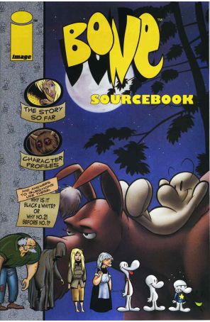 Bone Sourcebook 1A published by Image with cover art by Jeff Smith