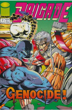 Brigade (Mini-Series) 2 published by Image with cover art by Rob Liefeld