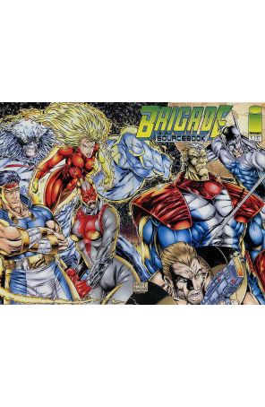 Brigade Sourcebook 1 published by Image with cover art by Marat Mychaels and Dan Panosian