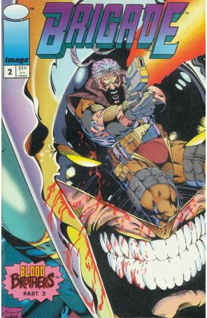 Brigade 2 (Newsstand) published by Image with cover art by Marat Mychaels and Rob Liefeld
