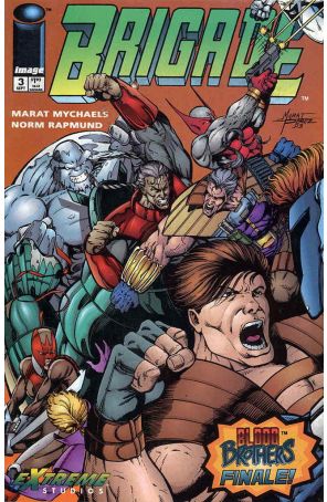 Brigade 3 published by Image with cover art by Marat Mychaels