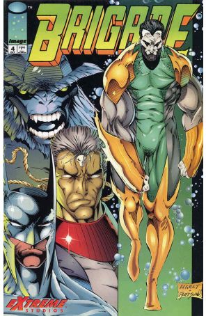 Brigade 4 published by Image with cover art by Marat Mychaels