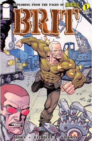 Brit (2nd Series) 1 published by Image with cover art by Cliff Rathburn