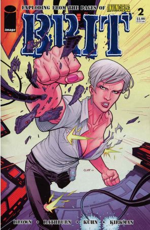Brit (2nd Series) 2 published by Image with cover art by Cliff Rathburn