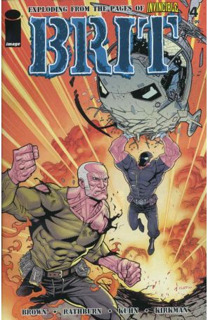 Brit (2nd Series) 4 published by Image with cover art by Cliff Rathburn