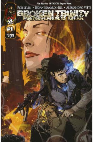 Broken Trinity: Pandora's Box 1 published by Image with cover art by Tommy Lee Edwards