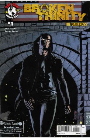 Broken Trinity: The Darkness 1A published by Image with cover art by Jorge Lucas
