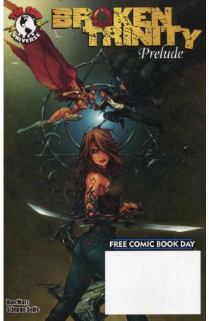 Broken Trinity FCBD 2008 published by Image with cover art by Kenneth Rocafort