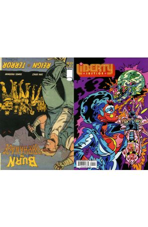 Burn the Orphanage: Reign of Terror 1A published by Image with cover art by Sina Grace and Andy Suriano (back cover)