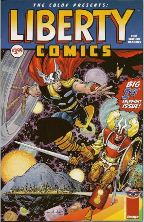 CBLDF Presents: Liberty Comics 1 (2nd) published by Image with cover art by Walt Simonson
