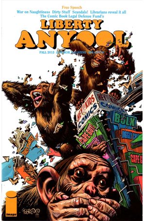 CBLDF Presents: Liberty Comics Annual 2015B published by Image with cover art by Duncan Fegredo