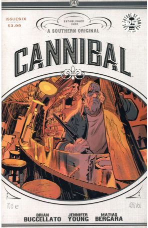 Cannibal 6 published by Image with cover art by Matias Bergara
