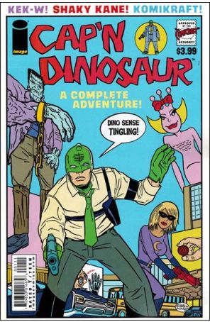 Cap'n Dinosaur 1 published by Image with cover art by Shaky Kane
