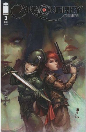 Carbon Grey (Vol. 2) 3A published by Image with cover art by Khari Evans