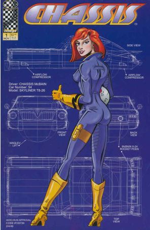Chassis (Vol. 3) 1A published by Image with cover art by Randy Green
