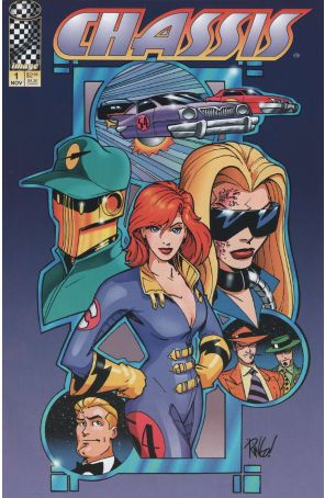 Chassis (Vol. 3) 1B published by Image with cover art by Mike Wieringo