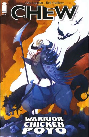 Chew: Warrior Chicken Poyo 1 published by Image with cover art by Rob Guillory