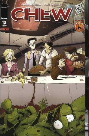 Chew 15 published by Image with cover art by Rob Guillory