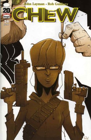 Chew 24 published by Image with cover art by Rob Guillory