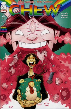 Chew 27 (2nd) published by Image with cover art by Rob Guillory