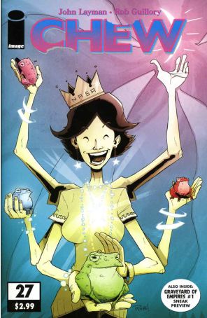 Chew 27 published by Image with cover art by Rob Guillory