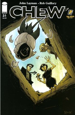 Chew 31 published by Image with cover art by Rob Guillory