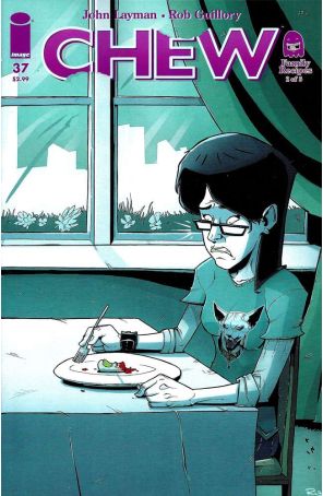 Chew 37B published by Image with cover art by Rob Guillory