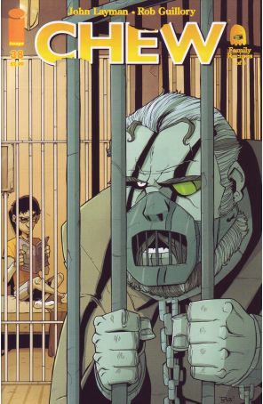 Chew 38 published by Image with cover art by Rob Guillory