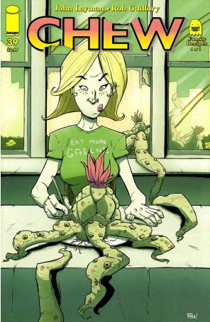 Chew 39 published by Image with cover art by Rob Guillory