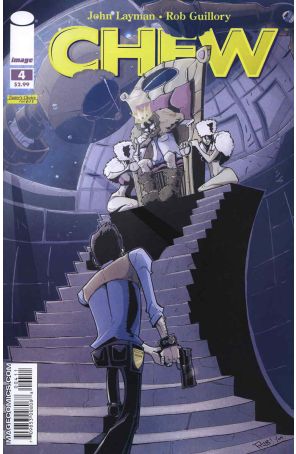 Chew 4 published by Image with cover art by Rob Guillory