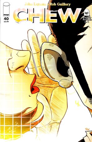 Chew 40 published by Image with cover art by Rob Guillory