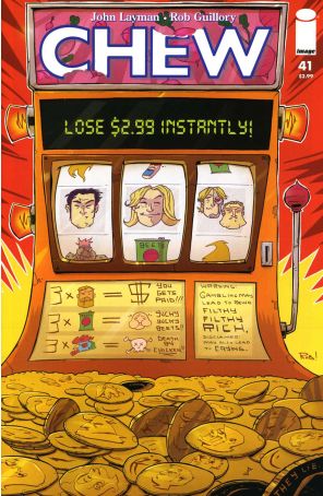 Chew 41 published by Image with cover art by Rob Guillory