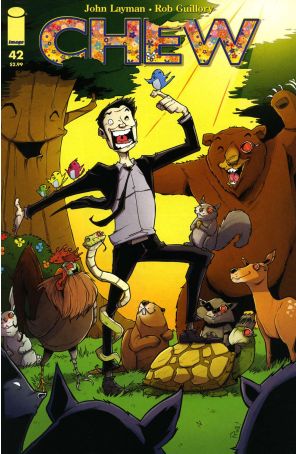 Chew 42 published by Image with cover art by Rob Guillory