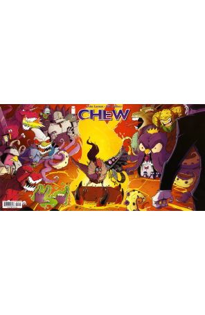 Chew 45 published by Image with cover art by Rob Guillory