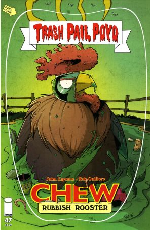 Chew 47 published by Image with cover art by Rob Guillory